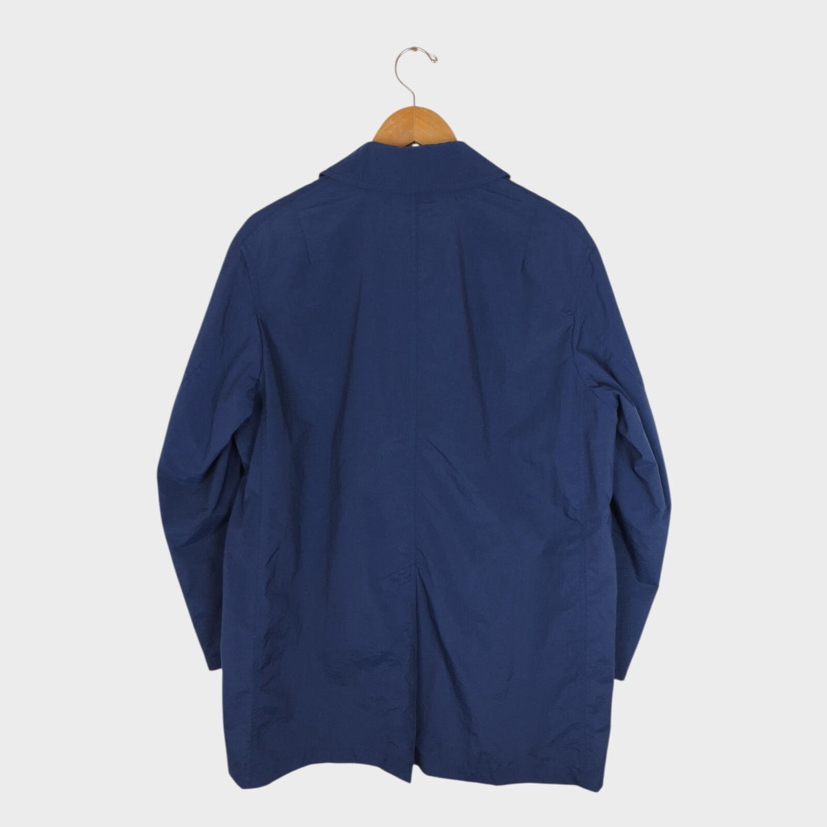 DANTON Men's Made in Japan Navy Blue Nylon Coat Jacket