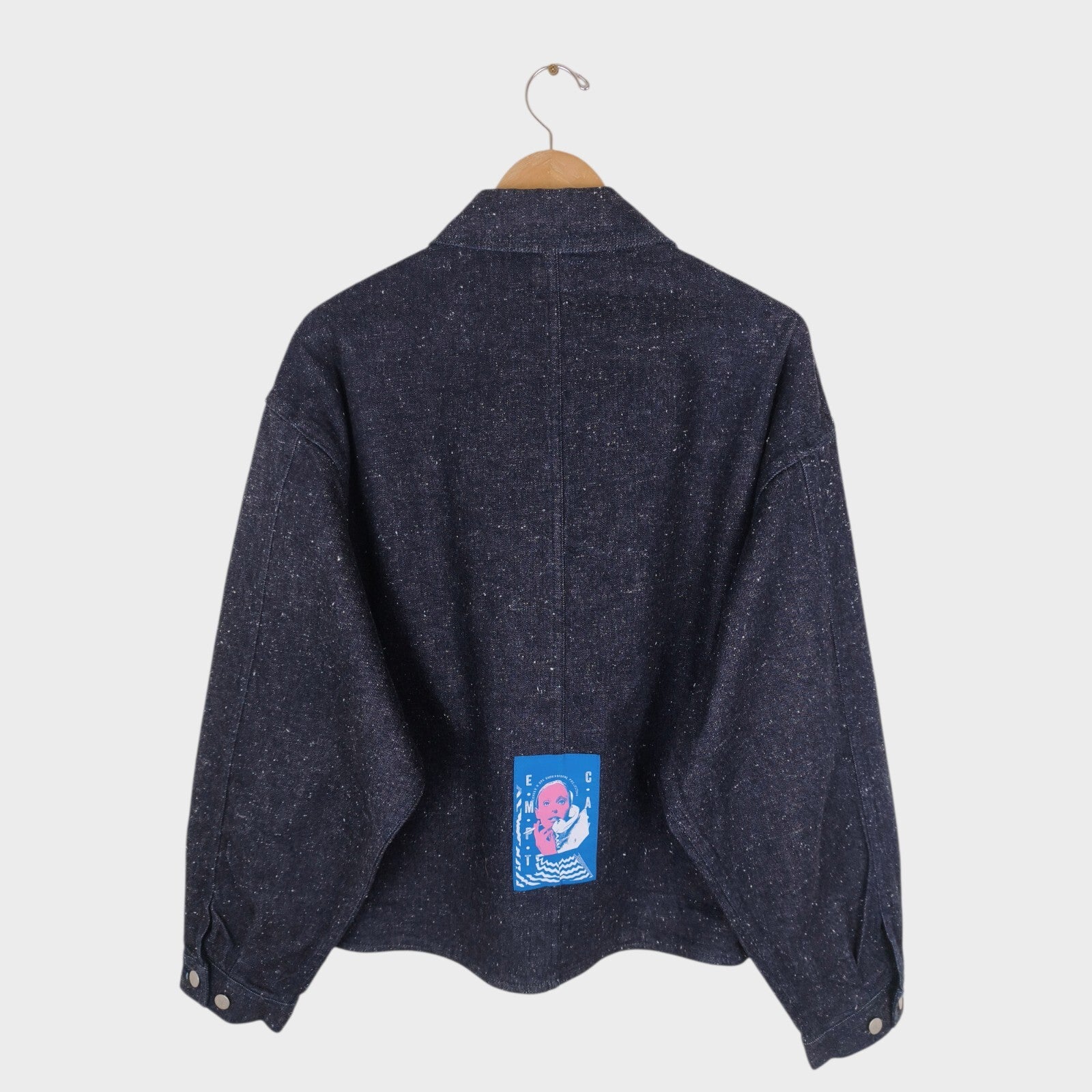 CAV EMPT Men's Made in Japan Blue Nep Denim Trucker Jacket