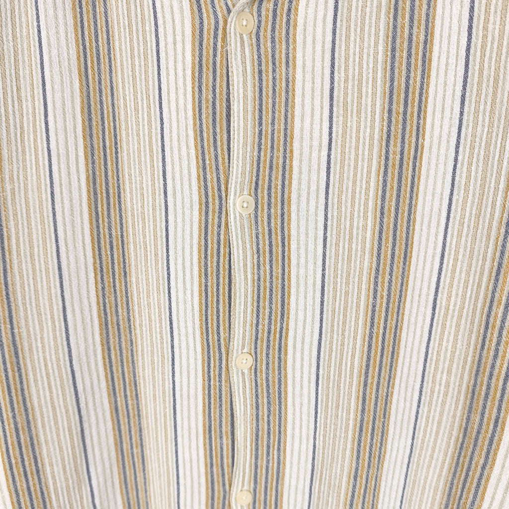 WAX LONDON Men's Striped Cotton Relaxed Fit Short Sleeved Shirt