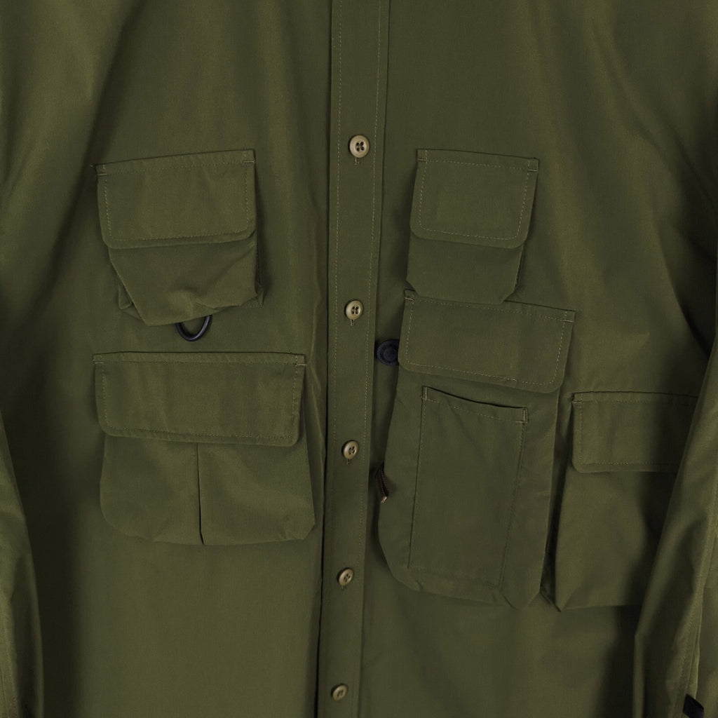 DAIWA PIER39 Men's Olive Green Tech Fishing Angler's Overshirt