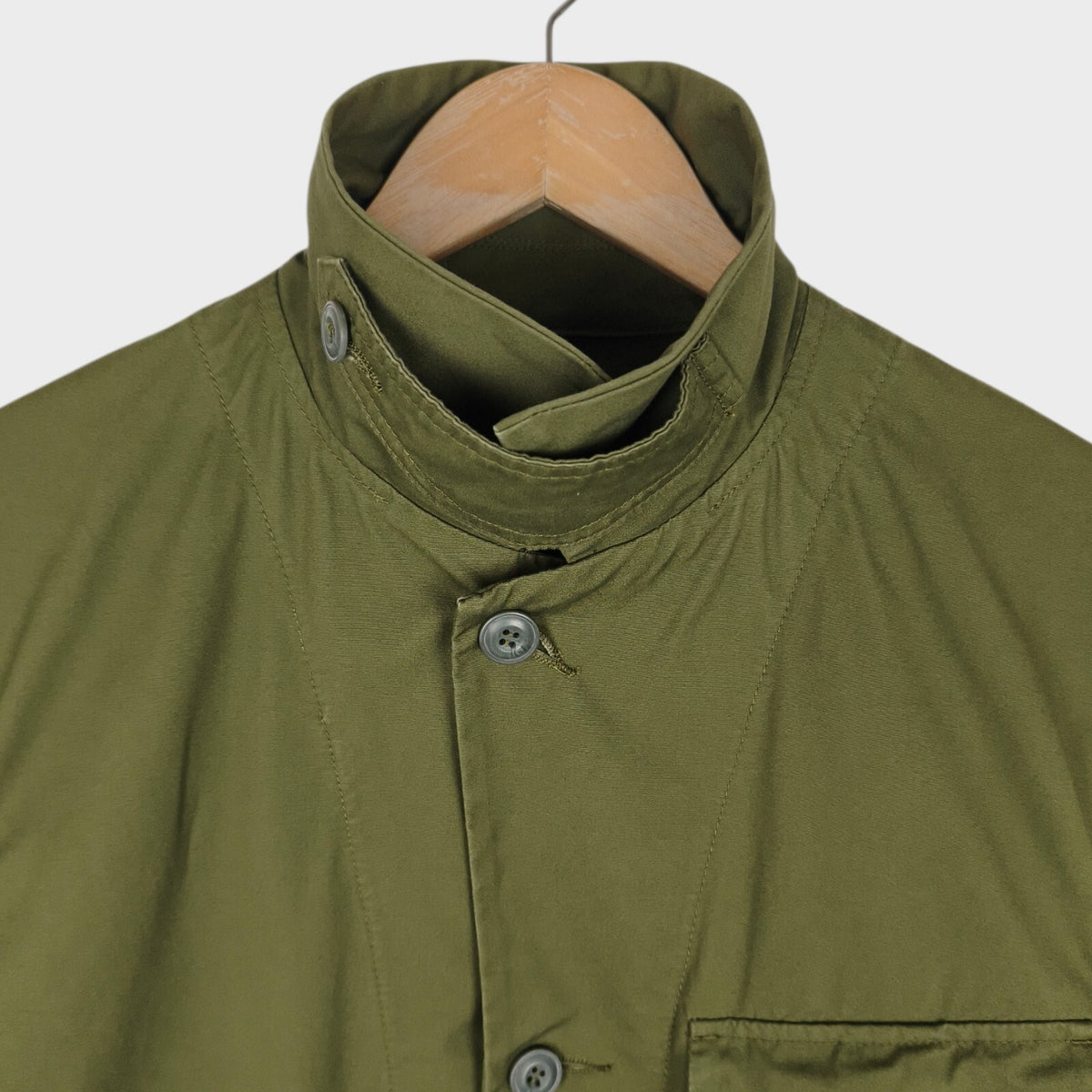 SNOW PEAK Men's Green Ventile Cotton Hunting Chore Jacket