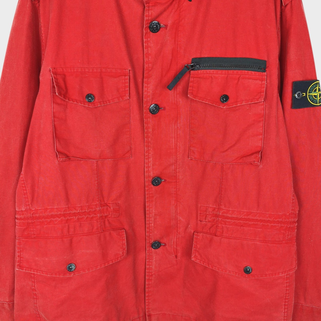 STONE ISLAND Men's Red 2013 Tela Stella Field Jacket