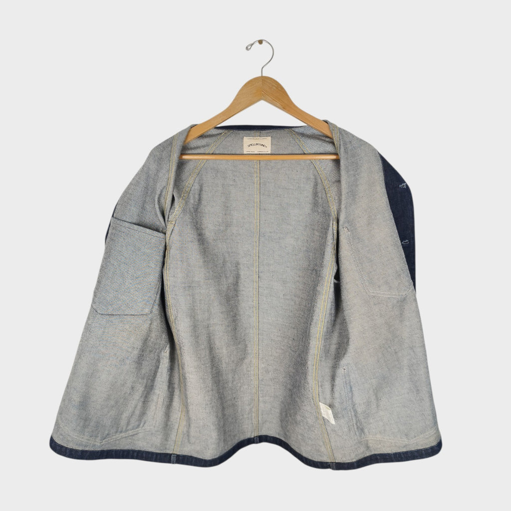 SPELLBOUND Men's Made in Japan Blue Denim Chore Jacket