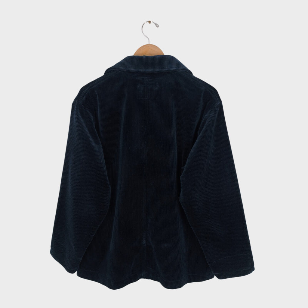 MHL MARGARET HOWELL Men's Navy Blue Heavyweight Corduroy Chore Jacket