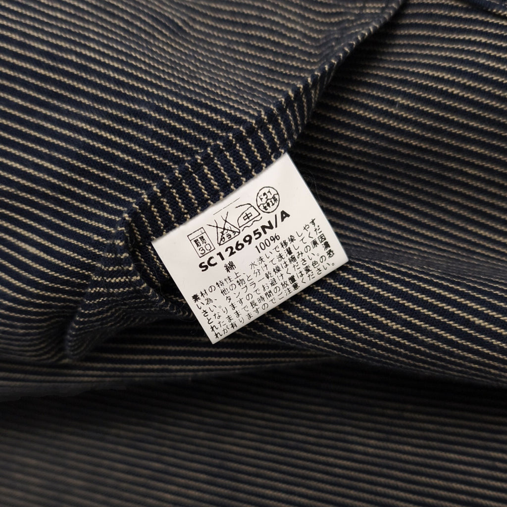 SUGAR CANE Men's Made in Japan Striped Cotton Chore Jacket
