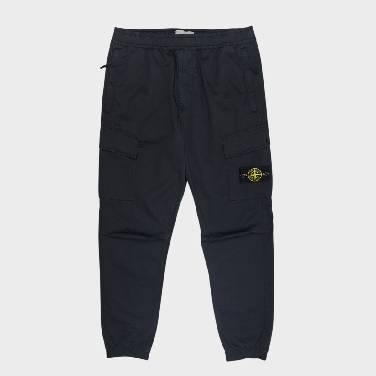STONE ISLAND Men's Navy Blue RE-T Cargo Trousers