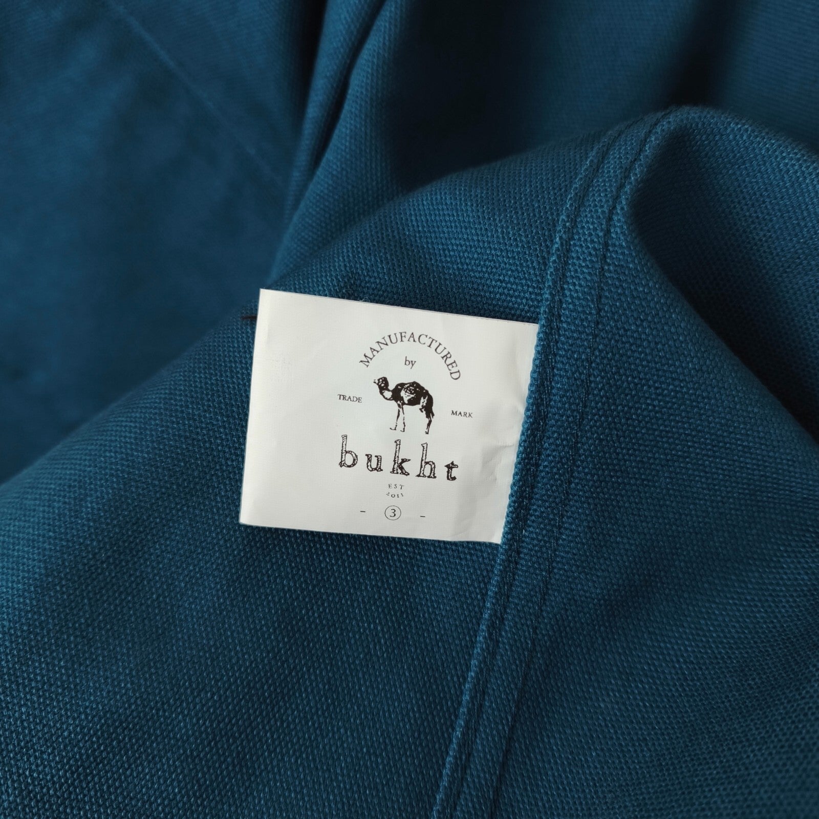 BUKHT Japan Men's Blue Heavyweight Cotton Canvas Duck Hunting Jacket