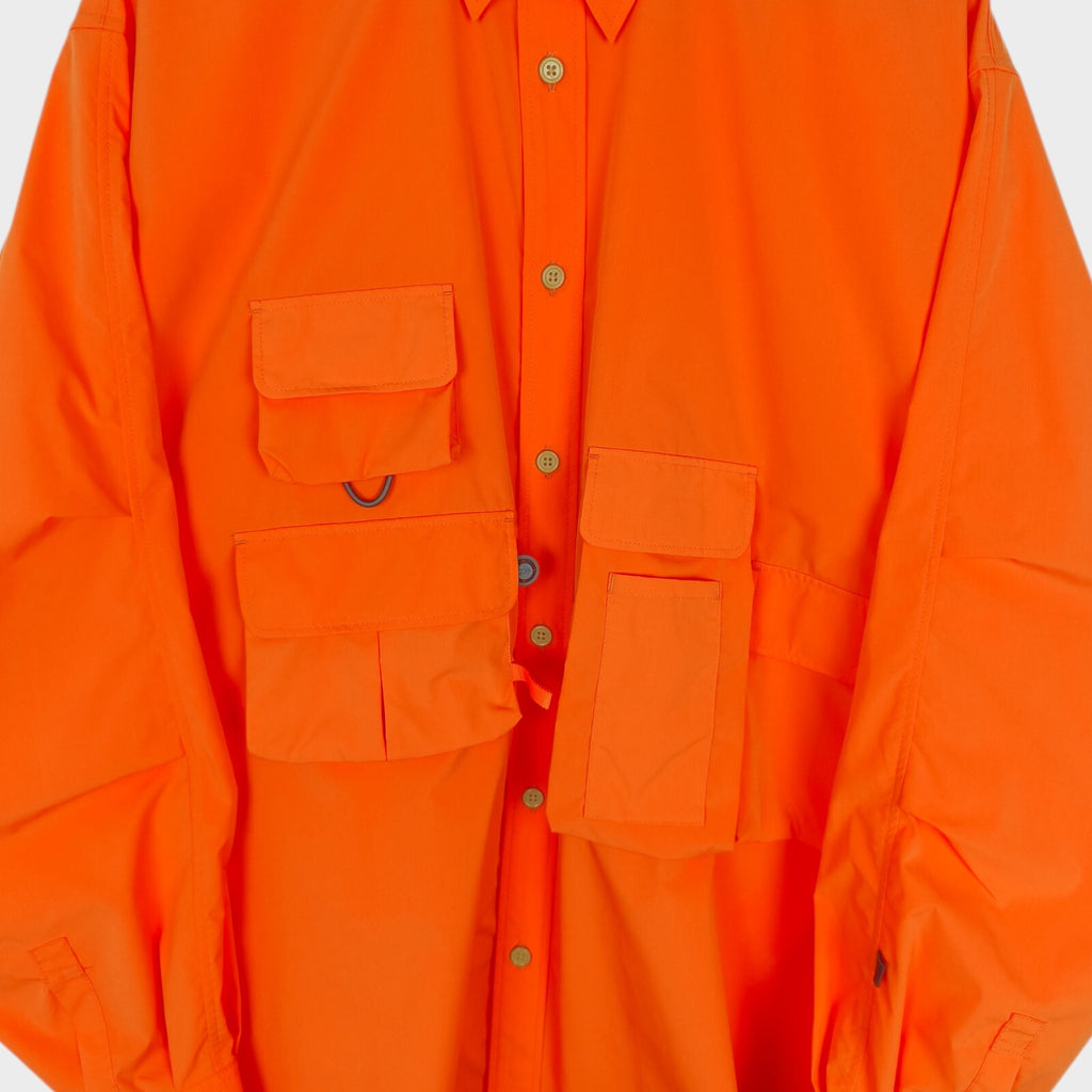 DAIWA PIER39 Men's Orange Mulch Pocket Easy Overshirt