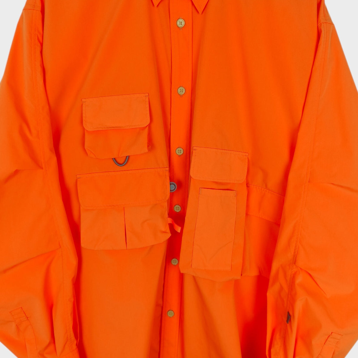 DAIWA PIER39 Men's Orange Mulch Pocket Easy Overshirt