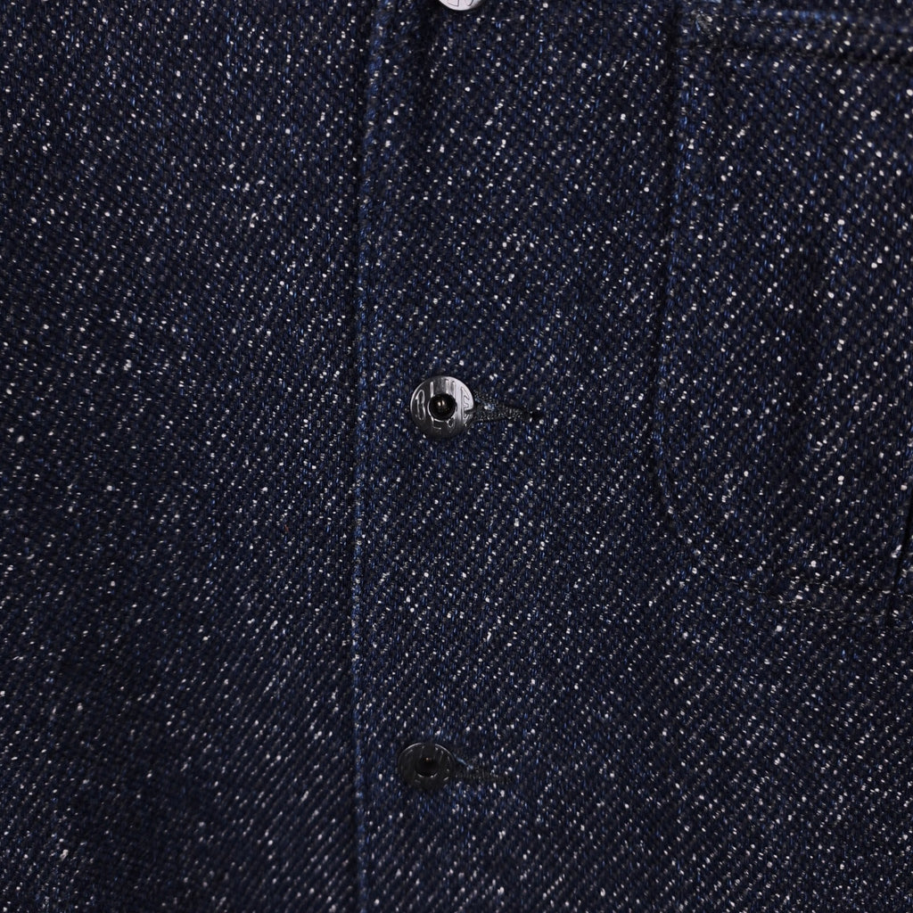 JAPAN BLUE JEANS Men's Made in Japan Indigo Blue Sashiko Chore Jacket