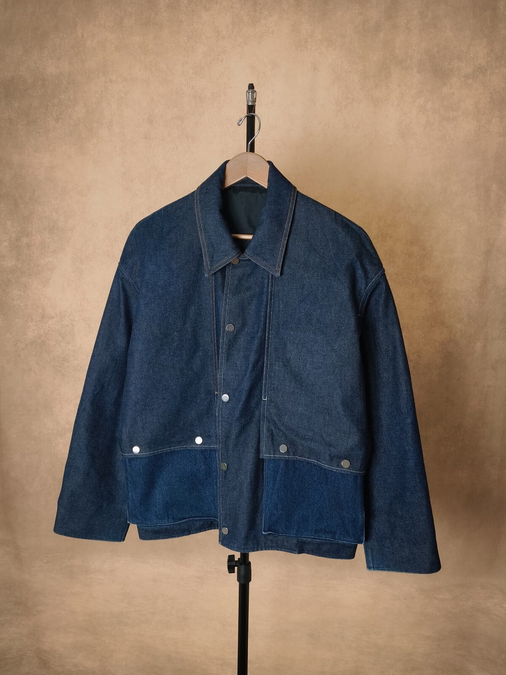 PUBLIC TOKYO Men's Made in Japan Blue Denim Blouson Jacket