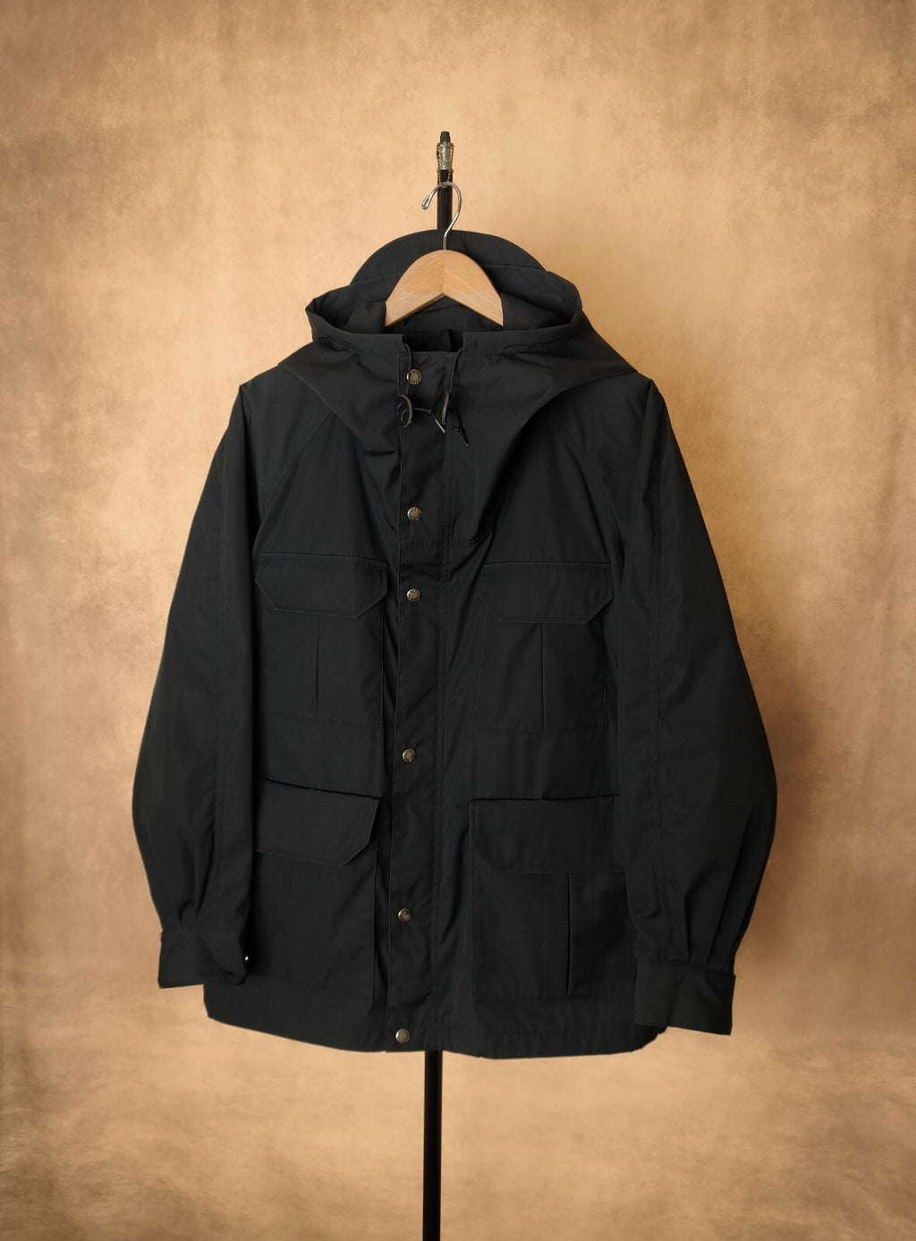 THE NORTH FACE PURPLE LABEL x NANAMICA Men's Black Waterproof Mountain Parka Jacket