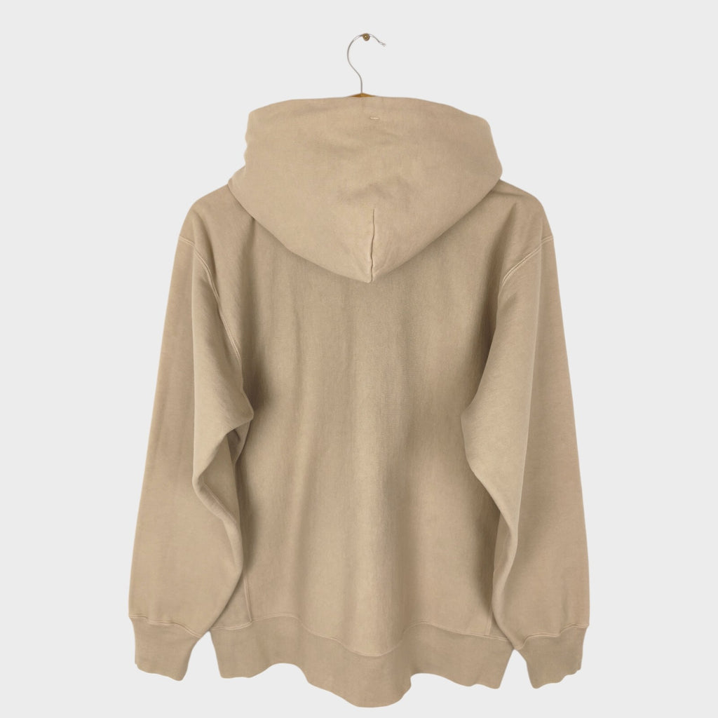 AURALEE Men's Made in Japan Taupe Heavyweight Cotton Blend Hoodie