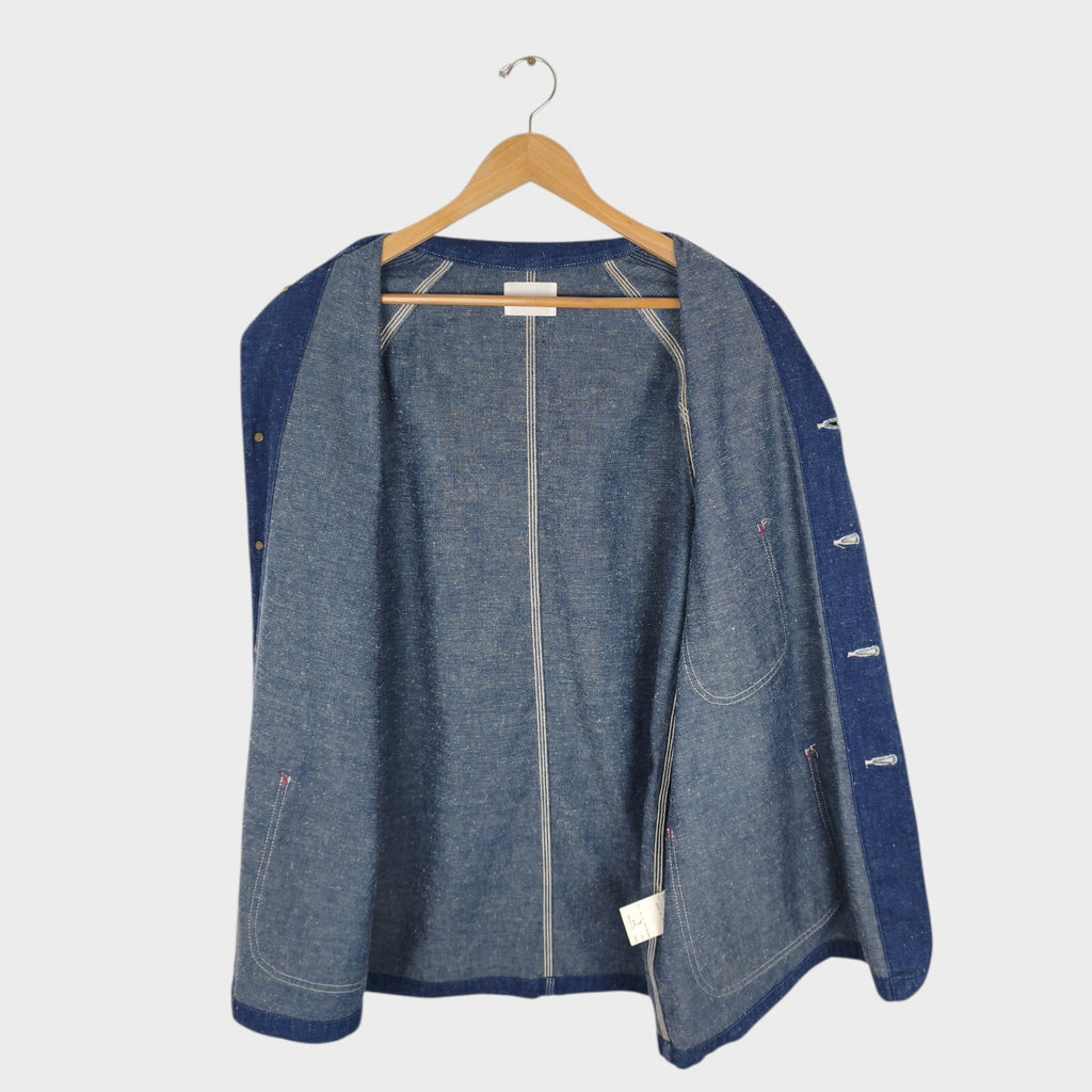CAL O LINE Men's Made in Japan Blue Nep Denim Chore Jacket