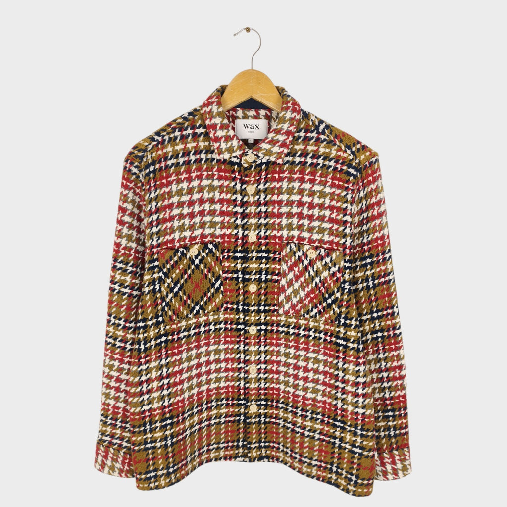WAX LONDON Men's Multicoloured Check Whiting Overshirt