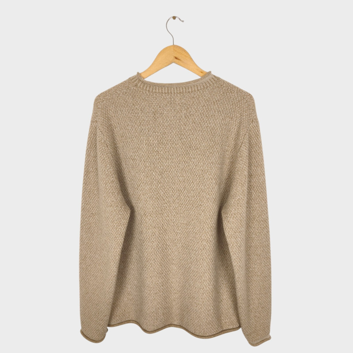 FINISTERRE Men's Beige Wool Blend Jumper