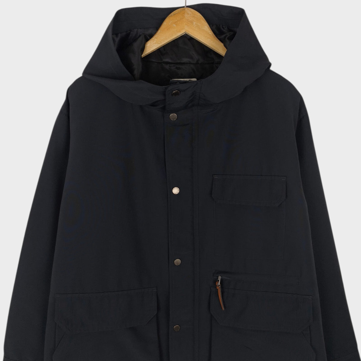 BEAMS B:MING Men's Black Waterproof Mountain Parka Jacket