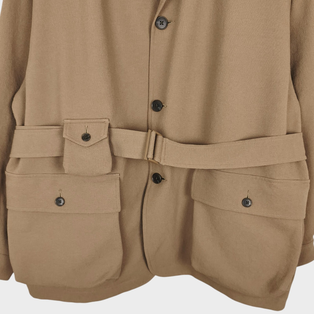 DAIWA PIER39 Men's Tech Belted Oversized Fit Gunshooting Jacket