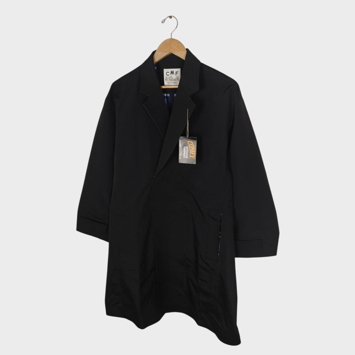 CMF COMFY OUTDOOR GARMENT Men's Black Water-Repellent Gum Field Chester Coat