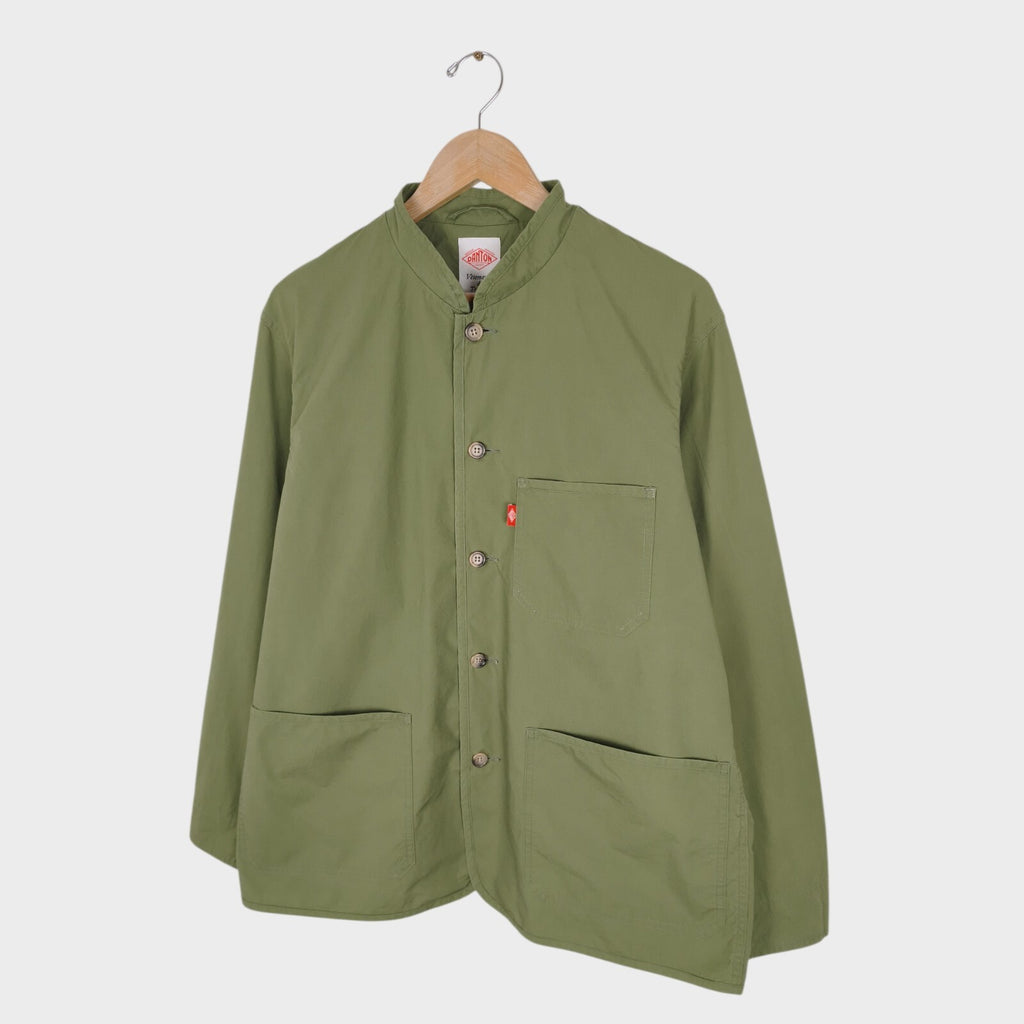 DANTON Men's Green Made in Japan 100% Cotton Chore Jacket