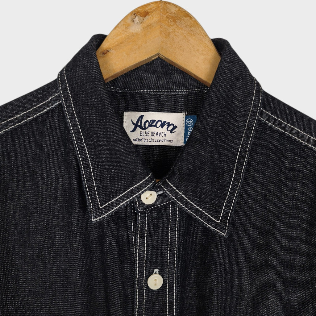 AOZORA BLUE HEAVEN Japan Men's Oversized Utility Denim Jacket