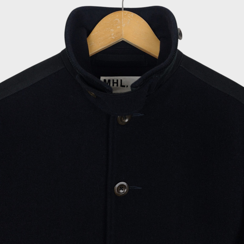 MHL MARGARET HOWELL Men's Black 100% Wool Donkey Jacket