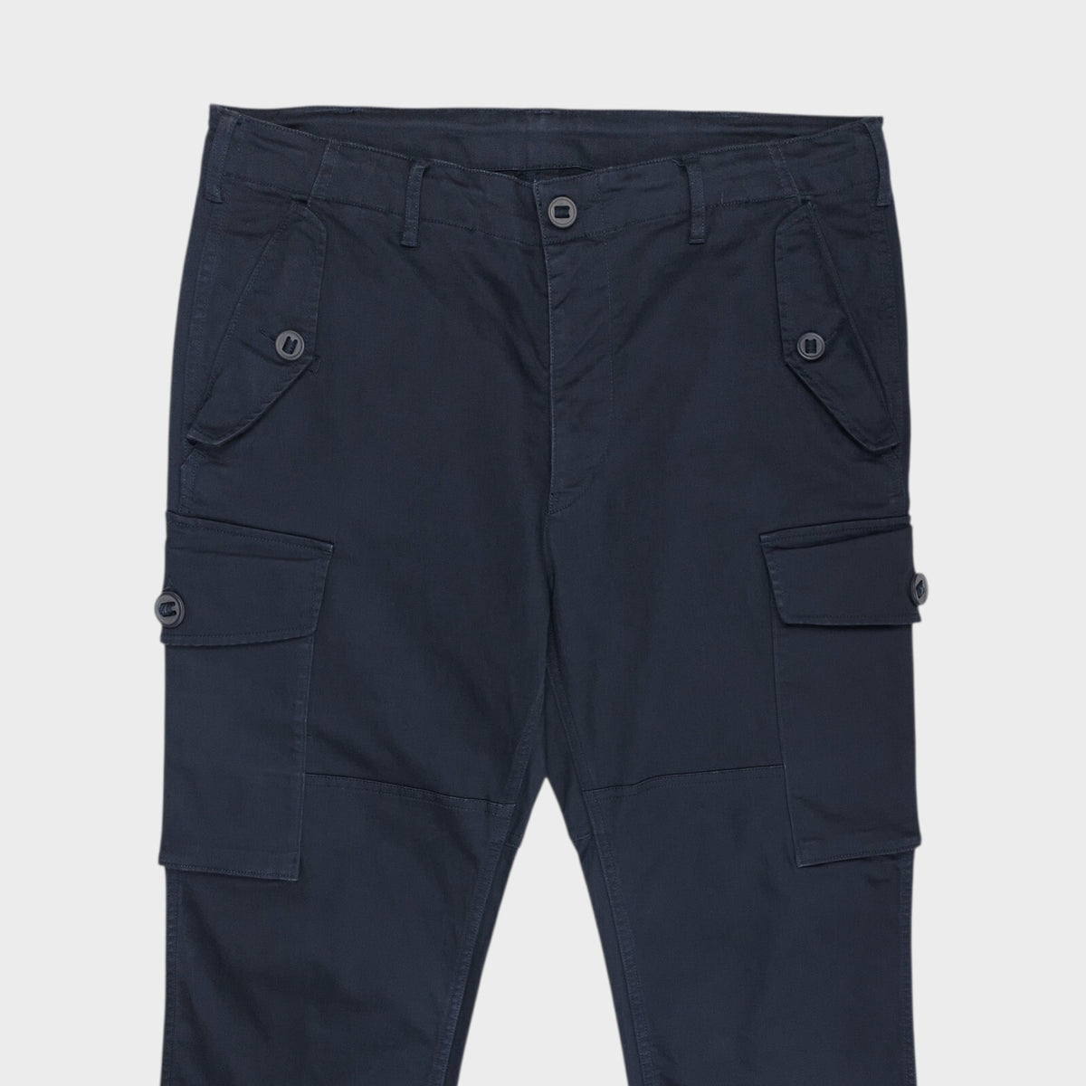 SAGE DE CRET x BEAMS PLUS Men's Navy Blue Cargo Trousers
