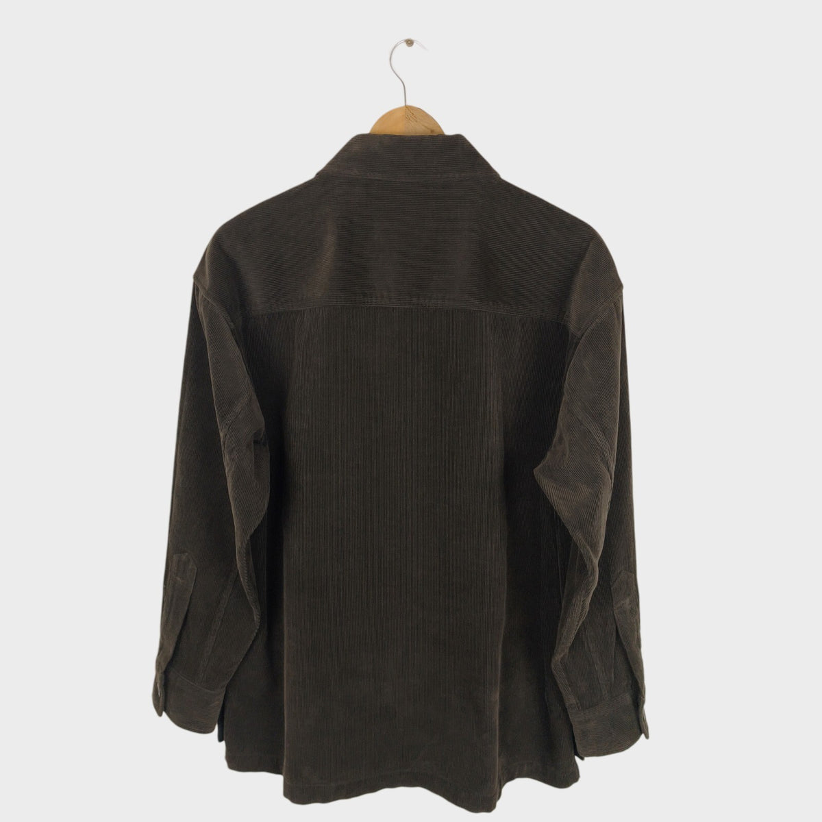 MHL MARGARET HOWELL Men's Dark Brown Corduroy Overshirt