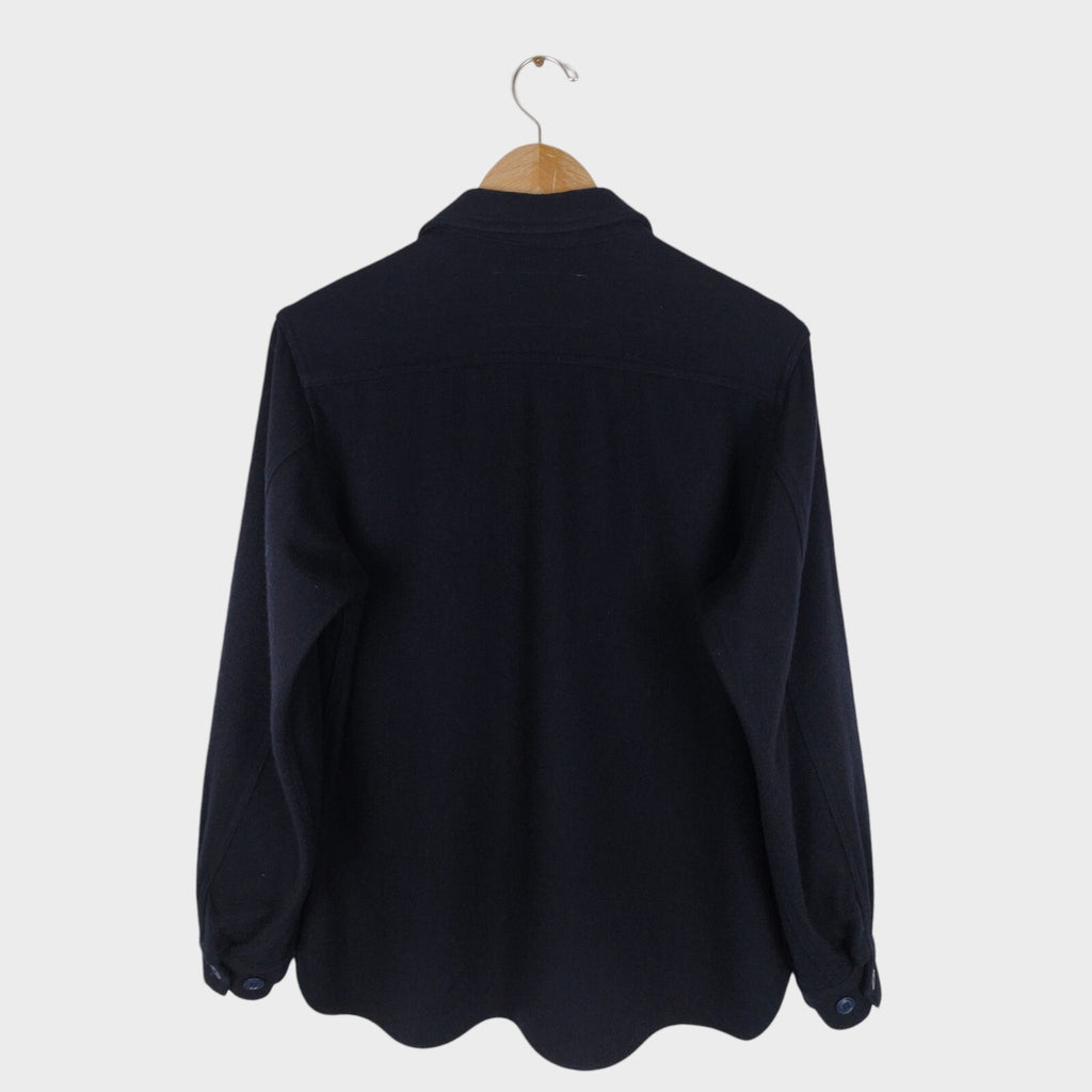 MOUNTAIN RESEARCH Men's Navy Made in Japan Wool Blend CPO Overshirt