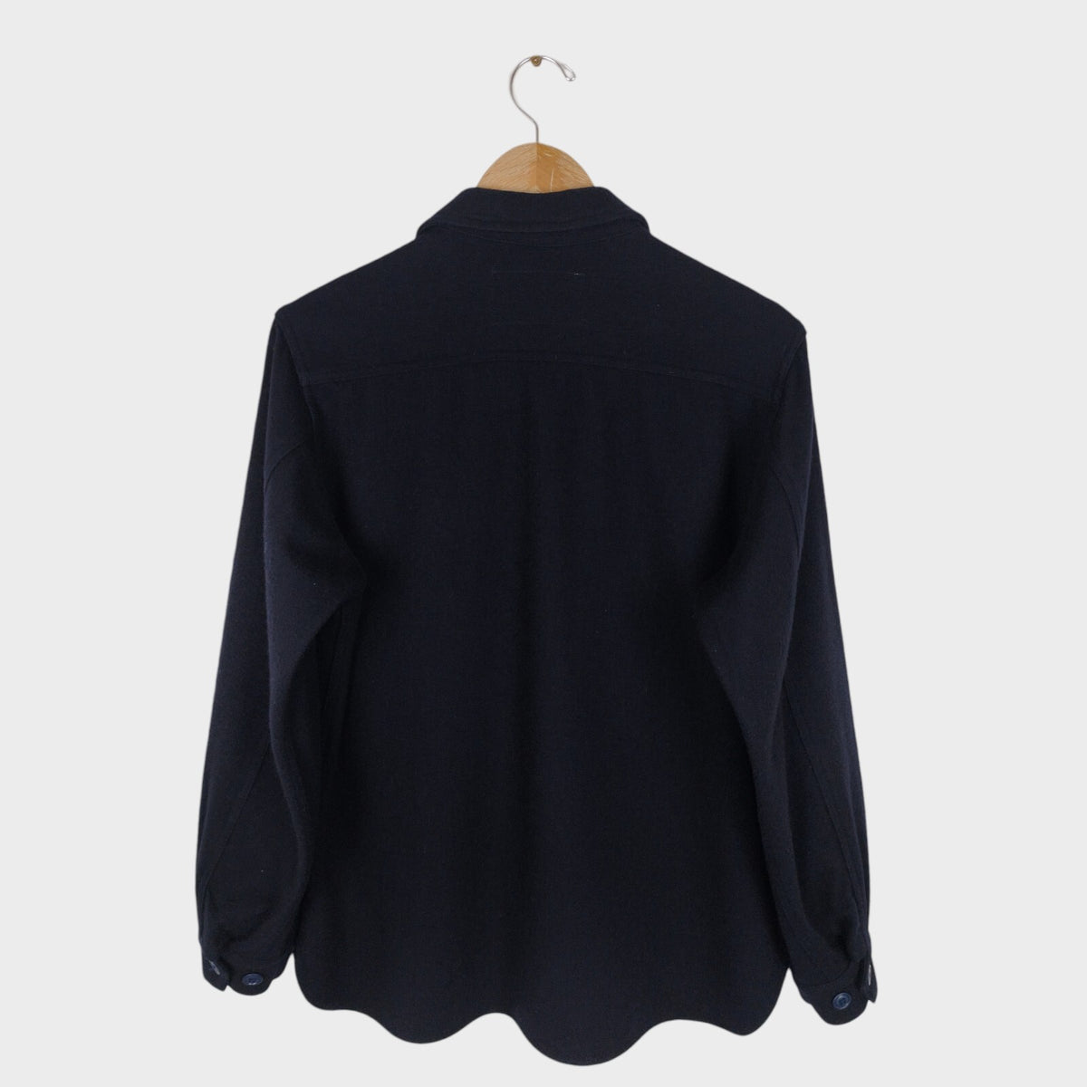 MOUNTAIN RESEARCH Men's Navy Made in Japan Wool Blend CPO Overshirt