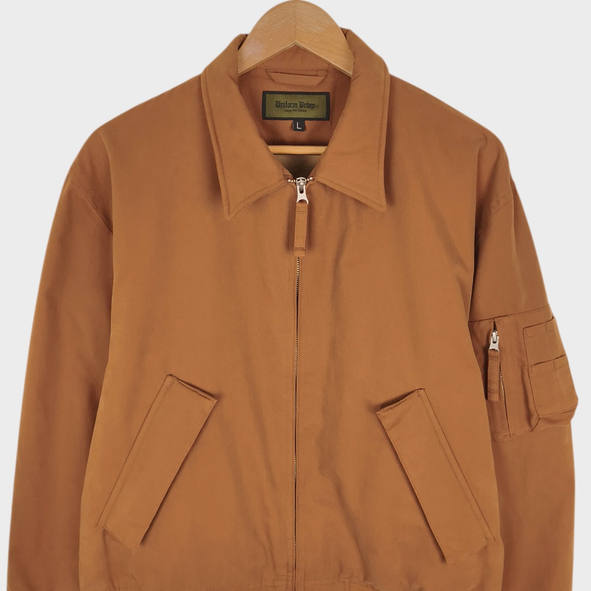 UNIFORM BRIDGE Men's Burnt Orange/Brick Tankers Bomber Jacket