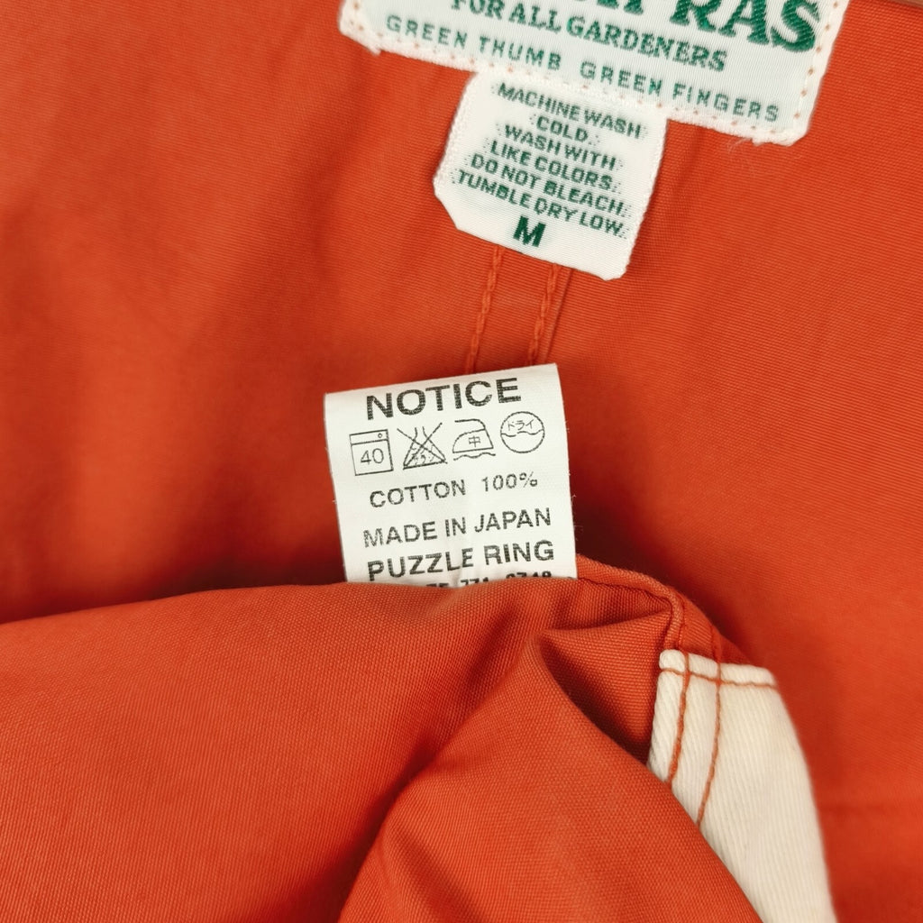 SASSAFRAS Men's Made in Japan Orange Blower Bud Parka Jacket