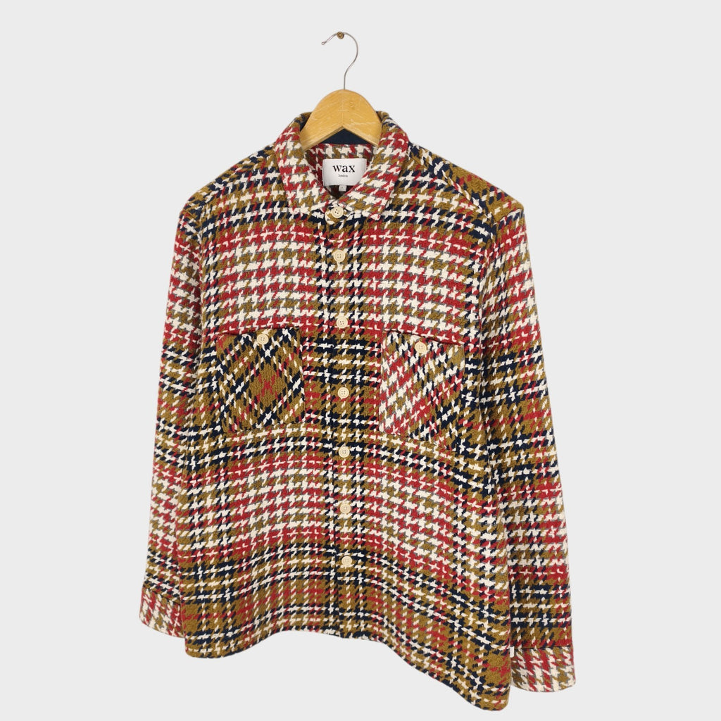 WAX LONDON Men's Multicoloured Check Whiting Overshirt