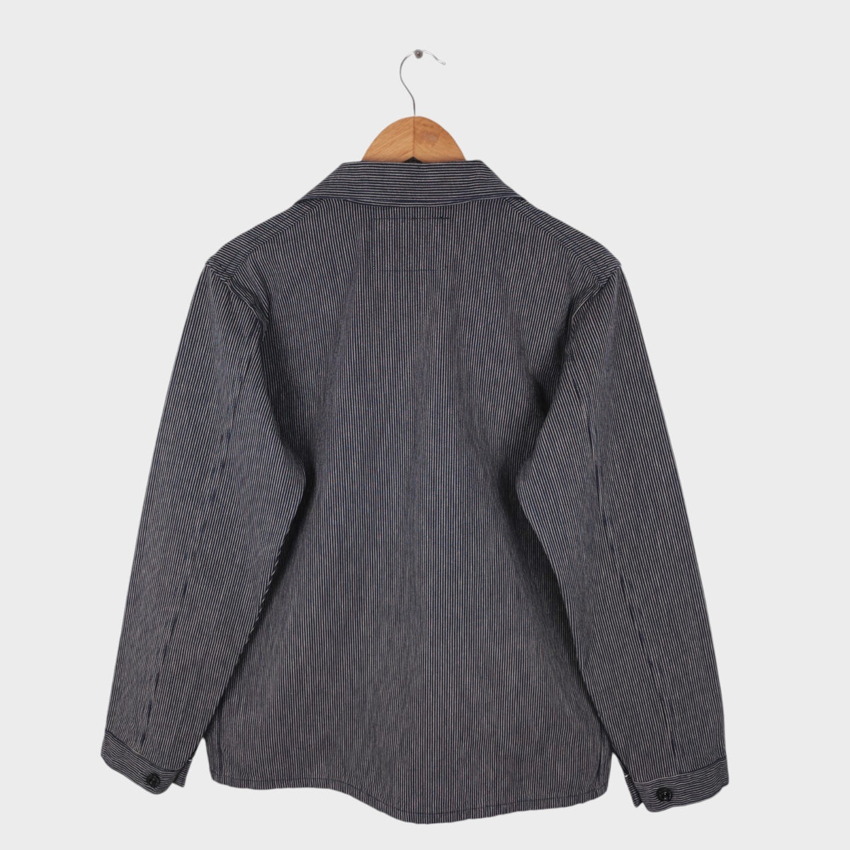 SUGAR CANE Men's Made in Japan Striped Cotton Chore Jacket