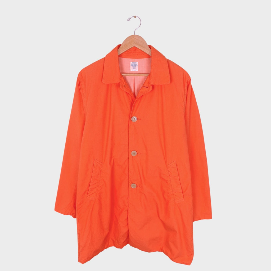 SPELLBOUND Men's Made in Japan Bright Orange Typewriter Coat