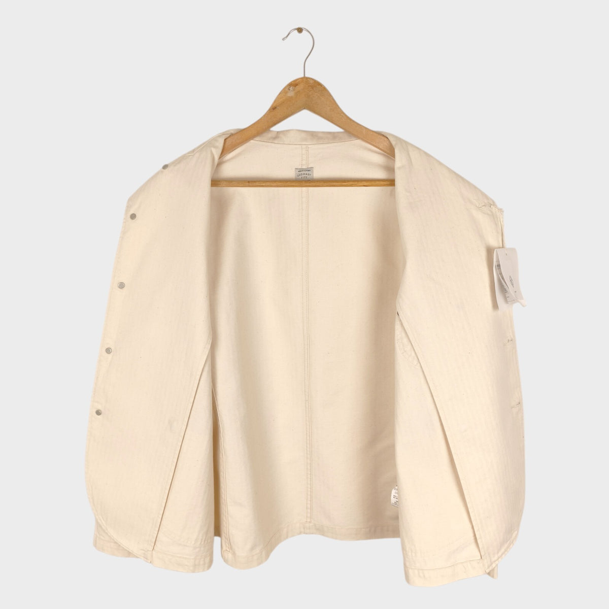 ORDINARY FITS Men's Made in Japan Ecru Bell Work Chore Jacket