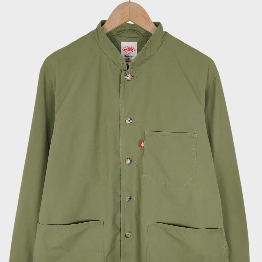 DANTON Men's Green Made in Japan 100% Cotton Chore Jacket