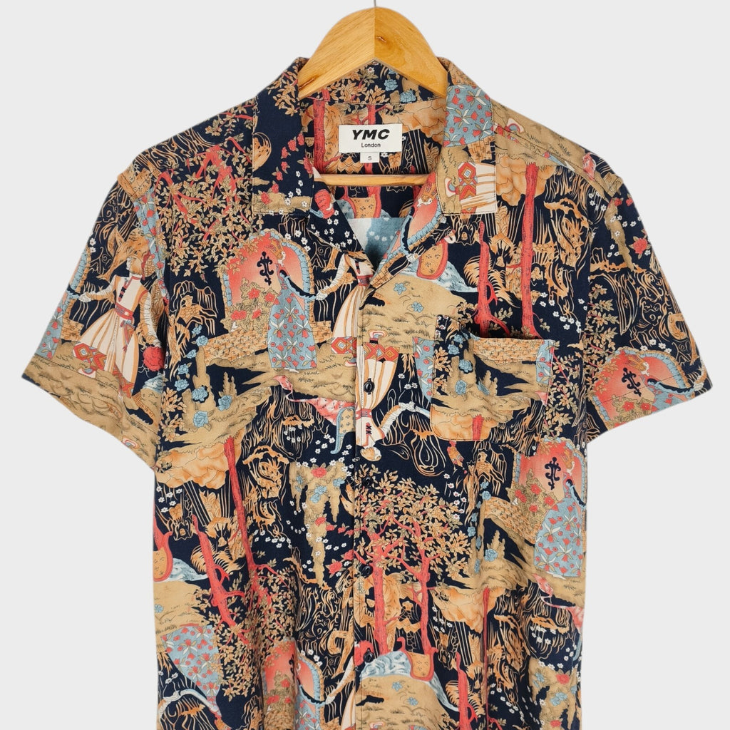 YMC You Must Create Men's Malick Fantasy Print Shirt