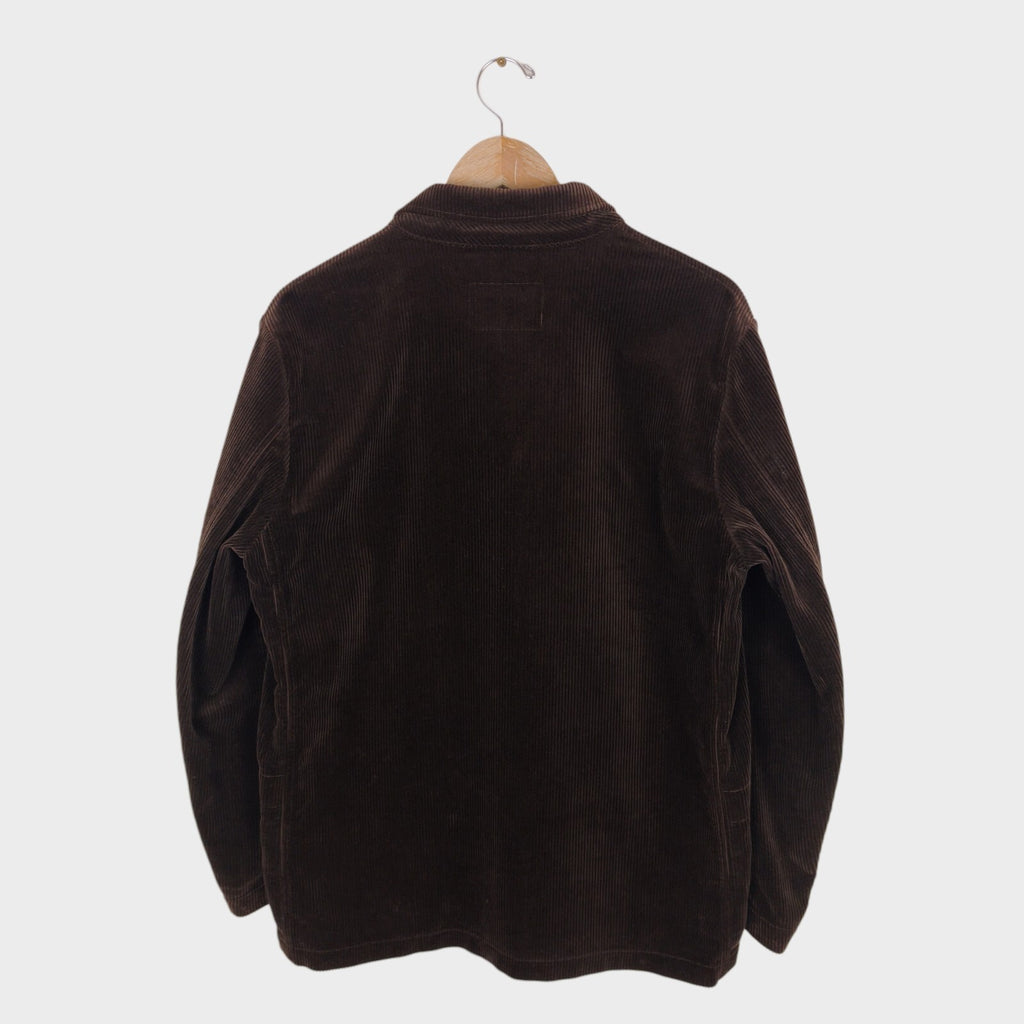 MHL MARGARET HOWELL Men's Brown Heavyweight Corduroy Chore Jacket