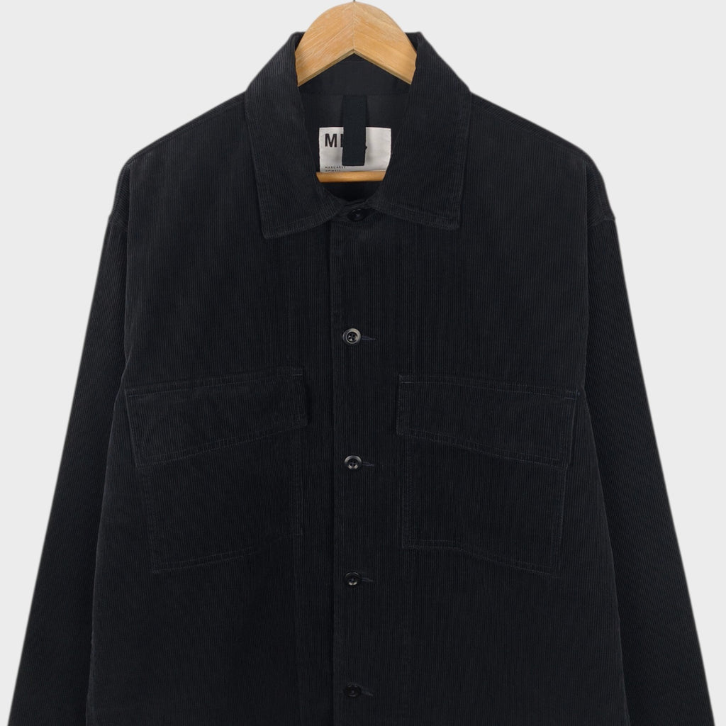 MHL MARGARET HOWELL Men's Black Corduroy Overshirt Jacket