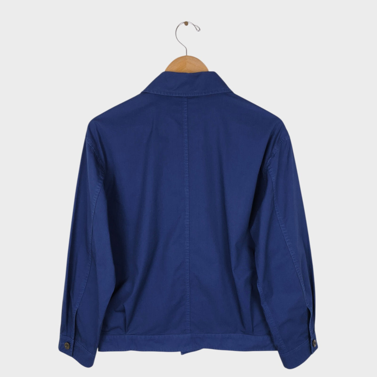 MHL MARGARET HOWELL Men's Blue Cotton Poplin Blouson Jacket