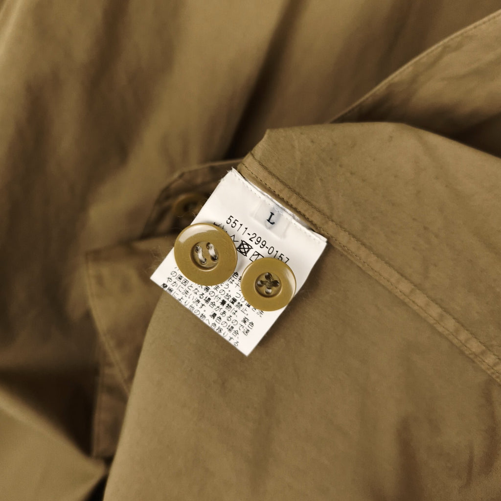 UNITED ARROWS & SONS Men's Made in Japan Beige Double Breasted Overshirt