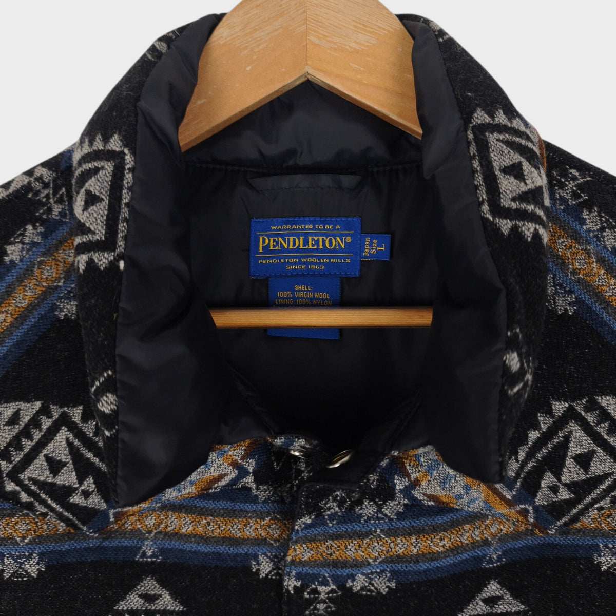 PENDLETON Men's Native Navajo Virgin Wool Down/Feather Puffer Gilet