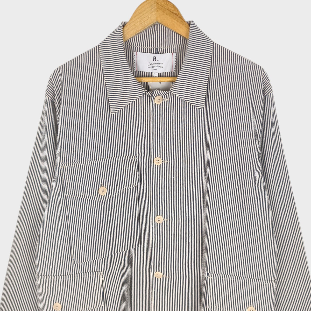 REHACER Japan Men's Hickory Stripe Chore Jacket