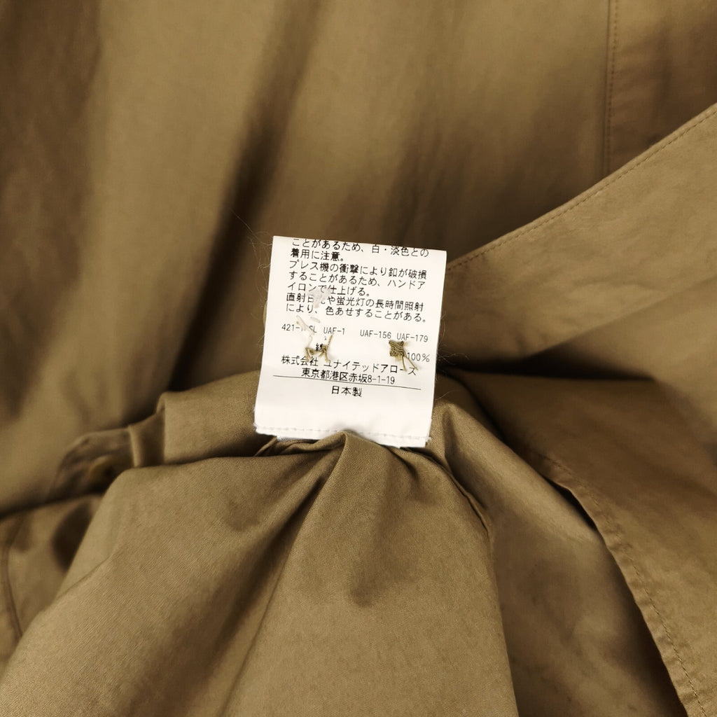 UNITED ARROWS & SONS Men's Made in Japan Beige Double Breasted Overshirt