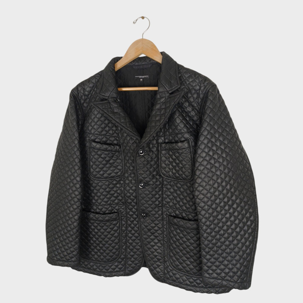 ENGINEERED GARMENTS Men's Made in USA Black Diamond Quilted Bedford Jacket