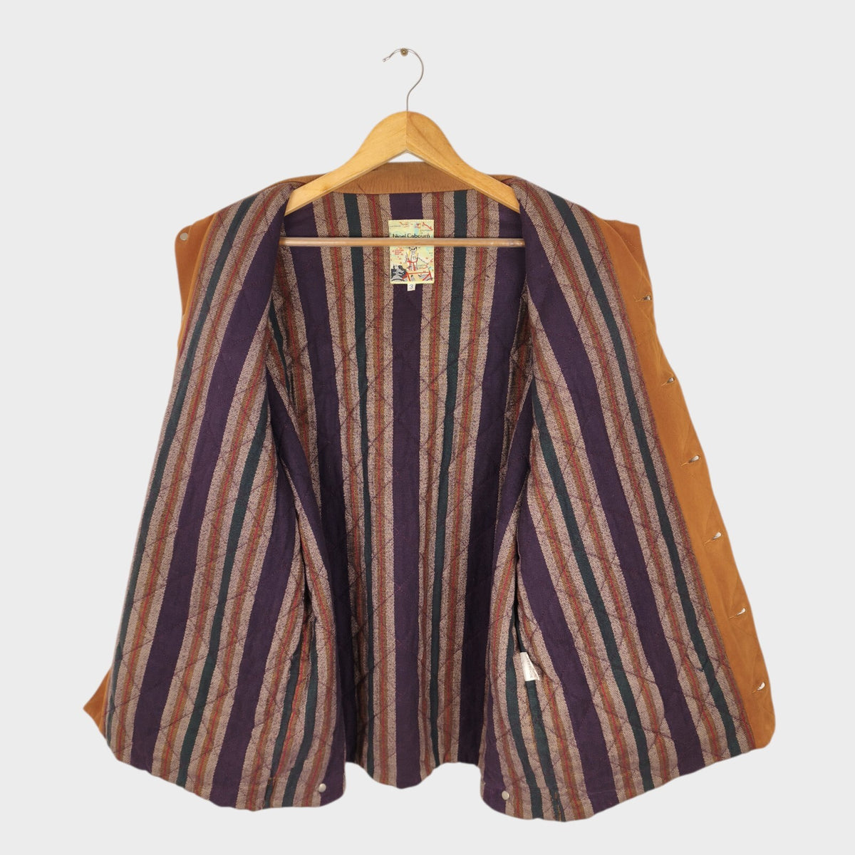 NIGEL CABOURN Men's Vintage Made in Japan Camel Heavyweight Hunting Jacket