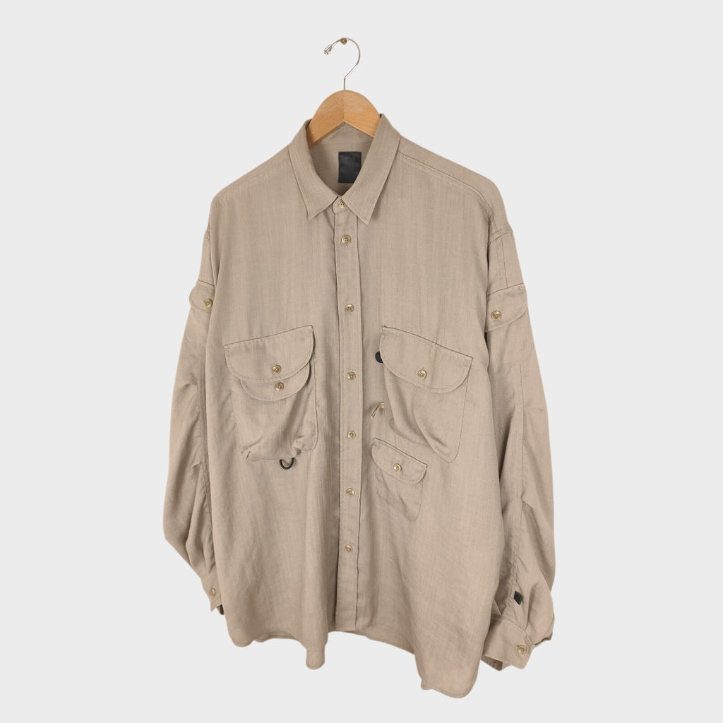 DAIWA PIER39 Men's Ivory Tech Bombay Safari Overshirt