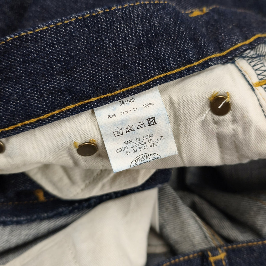ADDICT CLOTHES Men's Made in Japan Selvedge Denim Jeans