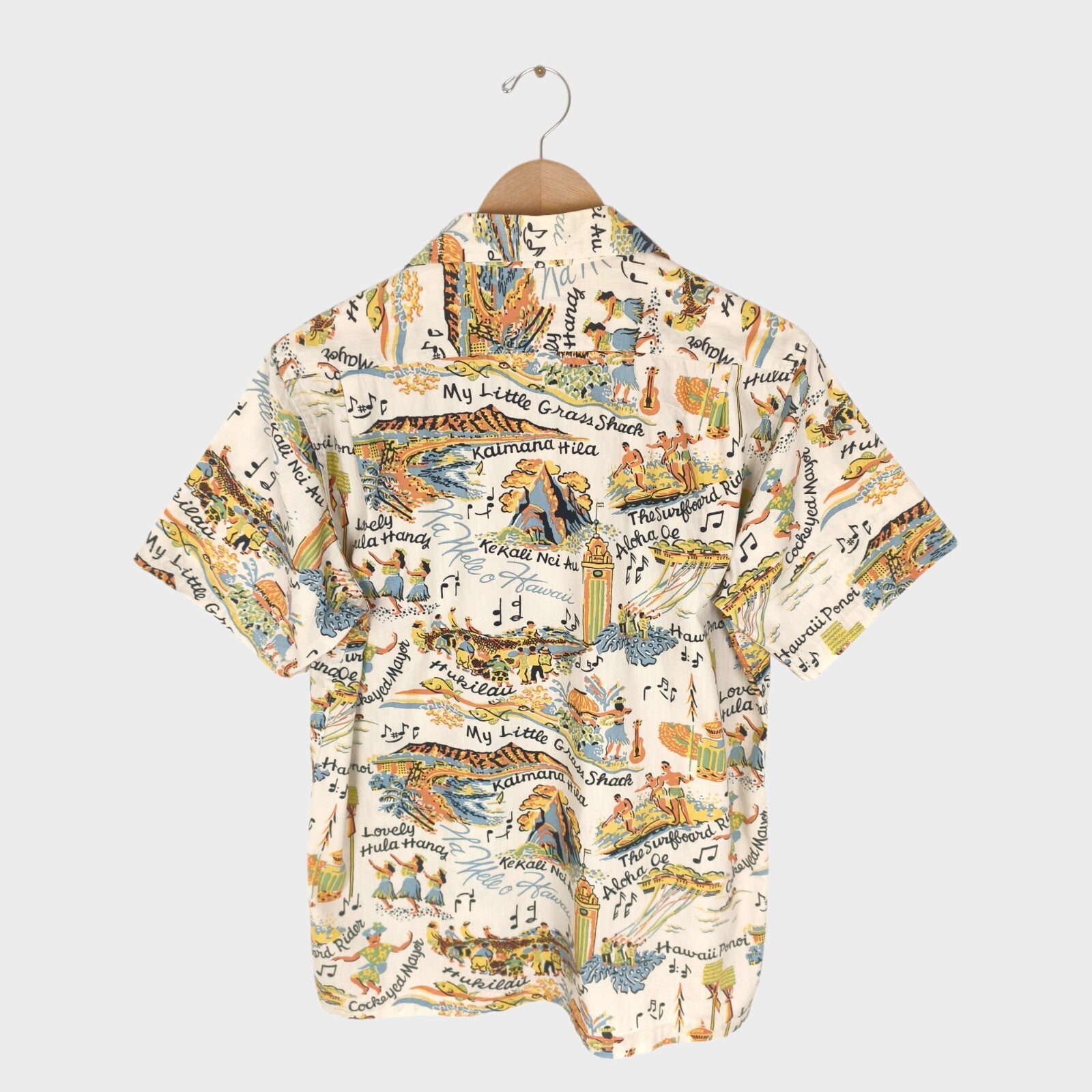 BEAMS PLUS x DALE HOPE Men's Made in USA Hawaiian Print Shirt
